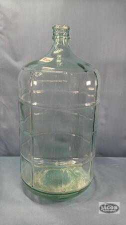 CLEAR GLASS CARBOY WINE JUG