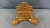 REPRO BRASS INK STAND AND LETTER HOLDER - 2