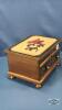 WOODEN 8IN WIDE JEWELRY BOX - 7