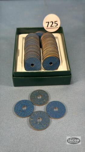 QUANTITY OF WW2 MEAT RATION TOKENS