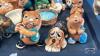 APPROX. 17 STONE CRAFT BUNNY RABBITS - 2
