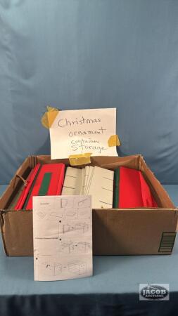 QUANTITY OF CHRISTMAS ORNAMENT STARGE CONTAINERS
