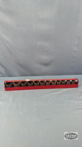 14 PIECE 1/2IN DRIVE SHALLOW IMPACT SOCKETS