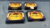APPROX. (15) CROWN ROYAL GLASS COASTERS - 2