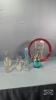 (1) RUBY RED RIMMED DIVIDED 12IN PLATE