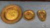 (2) METAL 14IN SQ WALL HANGINGS - 2