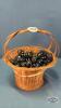 SMALL WICKER BASCKET WITH LARGE MARBLES - 3