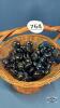 SMALL WICKER BASCKET WITH LARGE MARBLES - 4