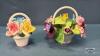(3) SMALL CHINA BOUQUETS (ALL HAVE TINY CHIPS) - 5