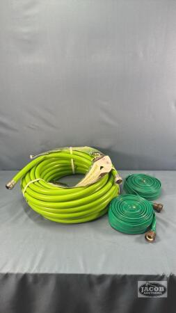 NEW 75FT GARDEN HOSE WITH (2) SOAKER HOSES