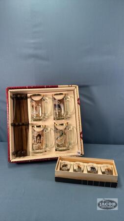 VINTAGE WILD LIFE GLASSES LOT