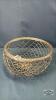 8IN WIDE WIRE BOWL WITH SMALL CHRSTMAN D&Eacute;COR - 5