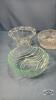 12IN GLASS PLATE WITH CONTENTS - 9