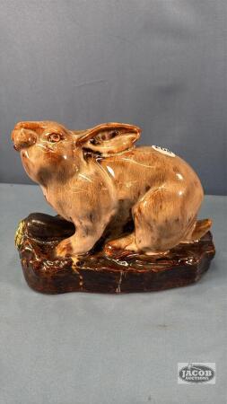 CERAMIC RABBIT FIGURE (SEE NOTE)