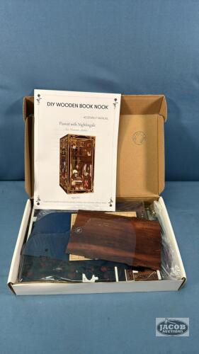 DIY WOODEN BOOK NOOK TO BE ASSEMBLED
