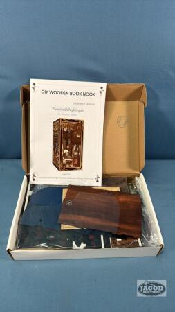 DIY WOODEN BOOK NOOK TO BE ASSEMBLED