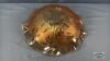 IRIS PATTERN 11IN CARNIVAL GLASS RUFFLED BOWL - 4
