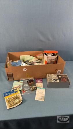 QUANTITY OF CRAFT SUPPLIES (MOSTLY JEWELRY)
