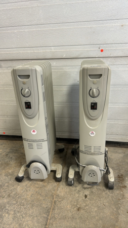 2 Electric Radiant Heaters -See Notes