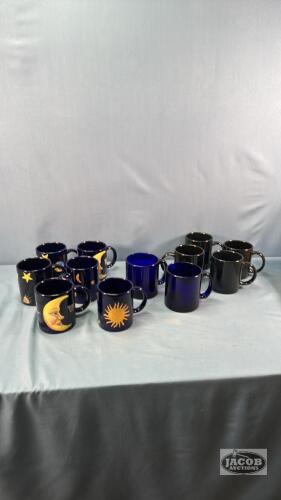(12) UNMATCHED COFFEE MUGS