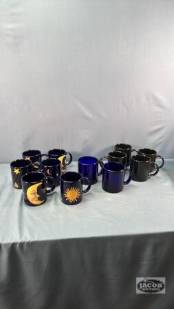 (12) UNMATCHED COFFEE MUGS