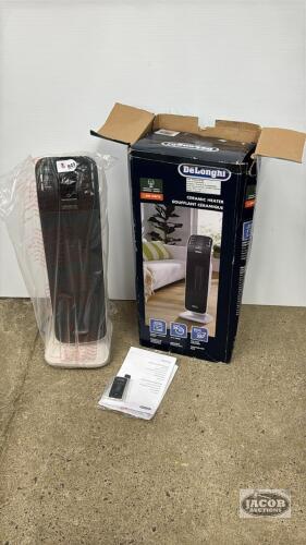 DELONGHI 1500W CERAMIC HEATER WITH REMOTE