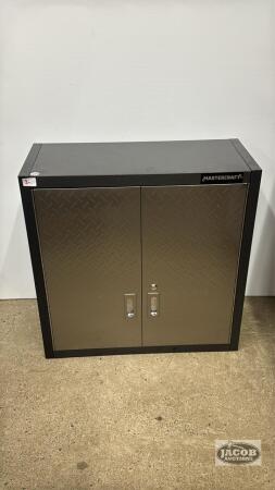 MASTERCRAFT WALL HUNG METAL CABINET WITH KEYS