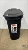 RUBBERMAID 13 GALLON GARBAGE CAN WITH STEP ON LID - 3