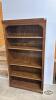 OAK VERNIER (5) SHELF BOOK CASE