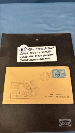 CAN. FIRST FLIGHT COVER 1947 STAMP