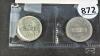 CAN. 1968 AND 1973 $1 COINS - 2