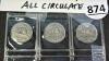 (6) CAN. GEO. VI NICKELS - 2