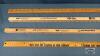 (4) METER / YARD STICKS - 4