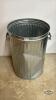 GALVANIZED STEEL GARBAGE CAN