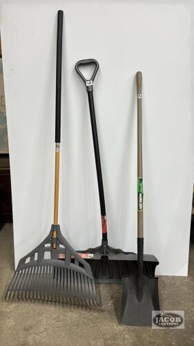 (2) SHOVELS