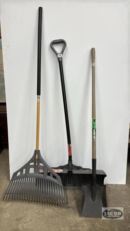 (2) SHOVELS