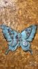 (2) TIN BUTTERFLY WALL HANGINGS - 3
