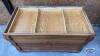 PINE BLANKET BOX (HINGED LID NEEDS RE-ATTATCHED) - 4