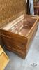 PINE BLANKET BOX (HINGED LID NEEDS RE-ATTATCHED) - 6