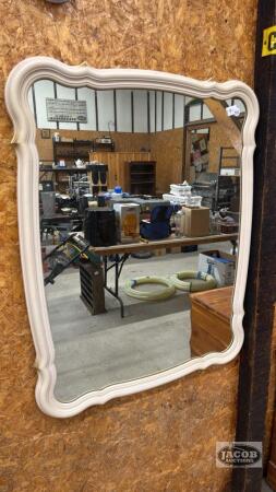 WOODEN FRAMED MIRROR