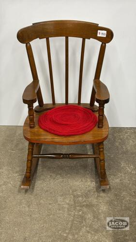 CHILDS WOODEN ROCKER
