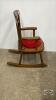 CHILDS WOODEN ROCKER - 5