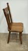 CHILDS WOODEN ARROW BACK CHAIR - 4