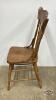 WOODEN PRESS BACK CHAIR - 3