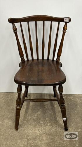 (1) SPINDLE BACK CHAIR