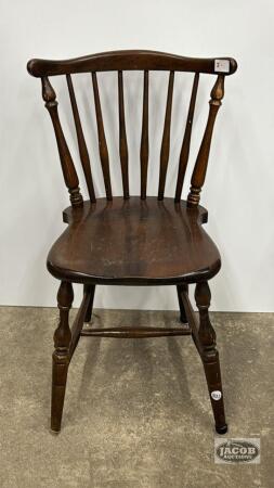 (1) SPINDLE BACK CHAIR