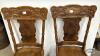 PAIR OF PRESS BACK SIDE CHAIRS - 2