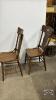PAIR OF PRESS BACK SIDE CHAIRS - 3