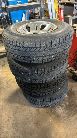 4 BF Goodrich P235/75R15 Snow Tires -See Notes