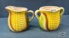 PAIR OF CERAMIC CREAM AND SUGAR 3IN TALL - 2